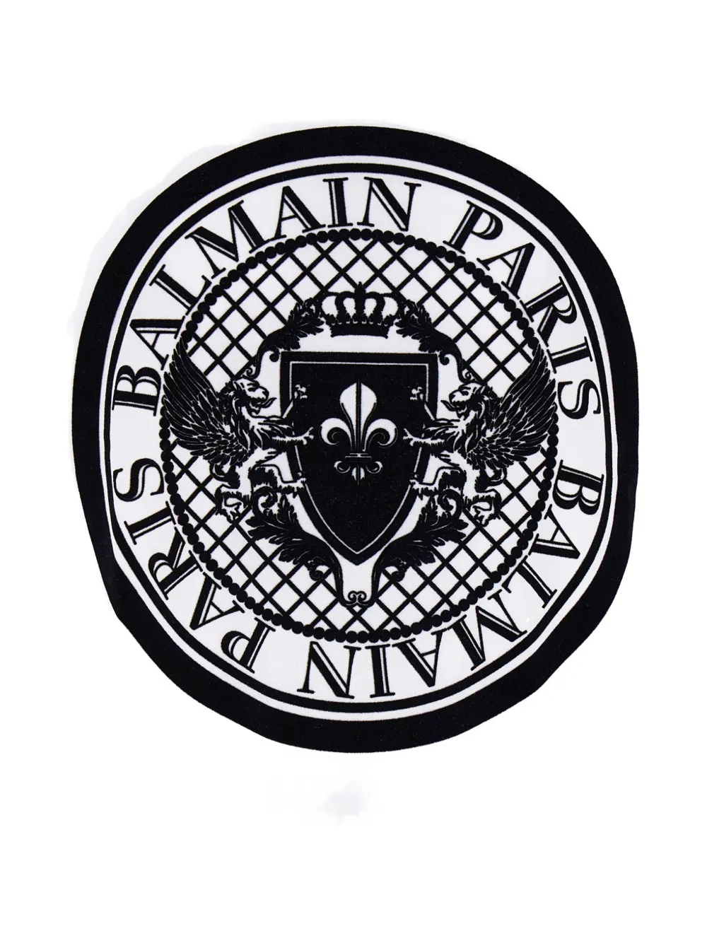 Balmain logo-print cotton T-shirt Wit