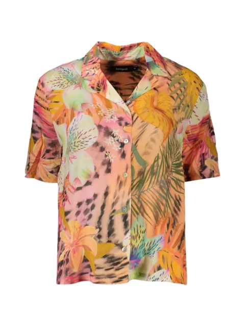 Desigual floral-print short-sleeve shirt