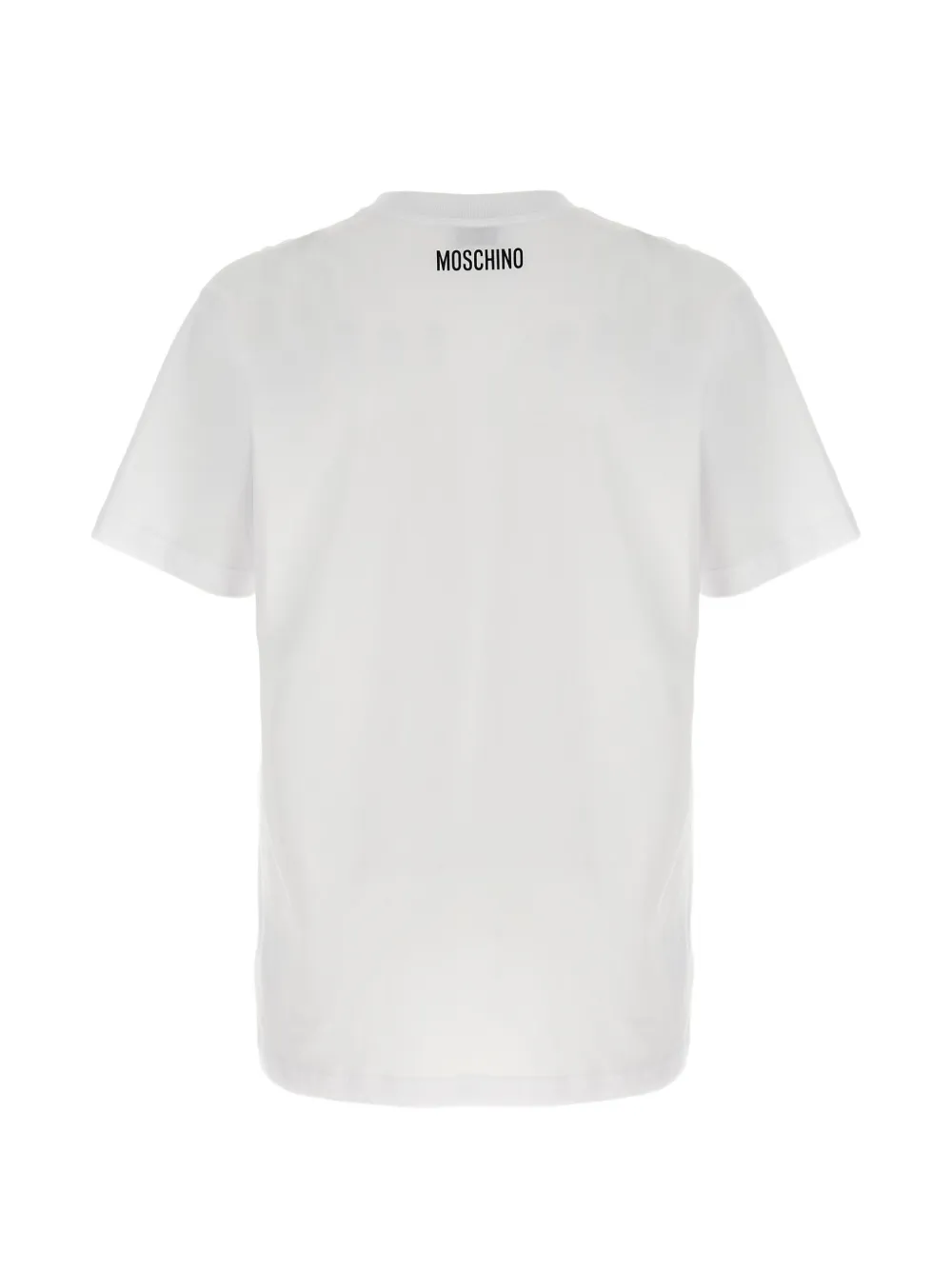 Moschino logo-print T-shirt Wit