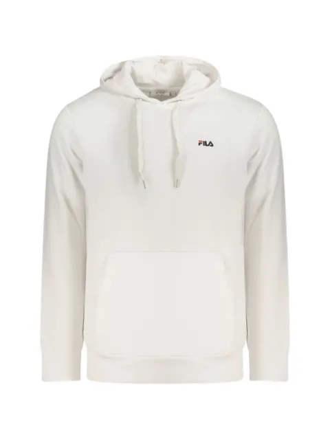 Fila logo-embroidered cotton hoodie