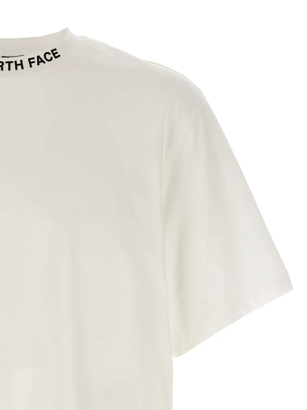 The North Face Katoenen T-shirt met logoprint Wit