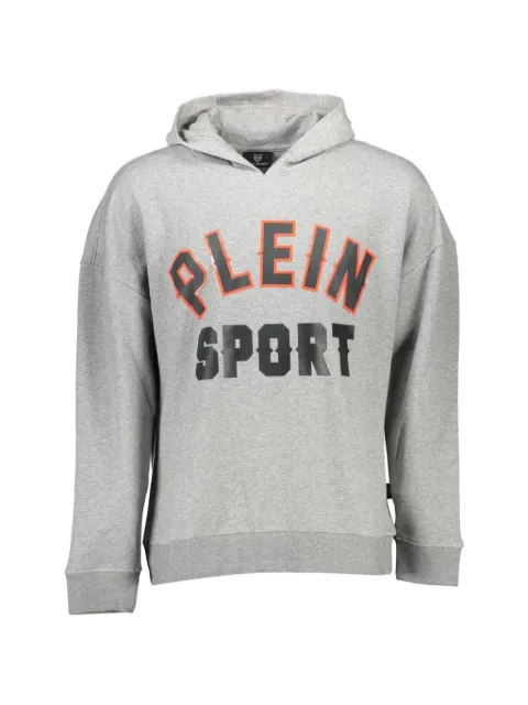 Plein Sport logo-print drop-shoulder hoodie