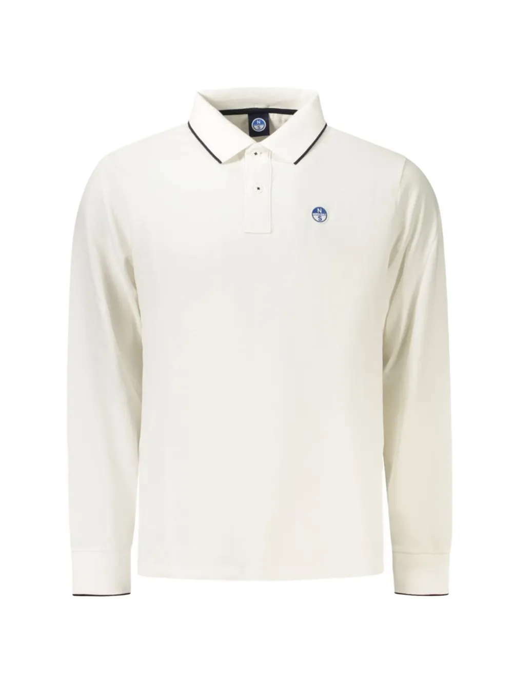 North Sails Langärmeliges Poloshirt - Nude