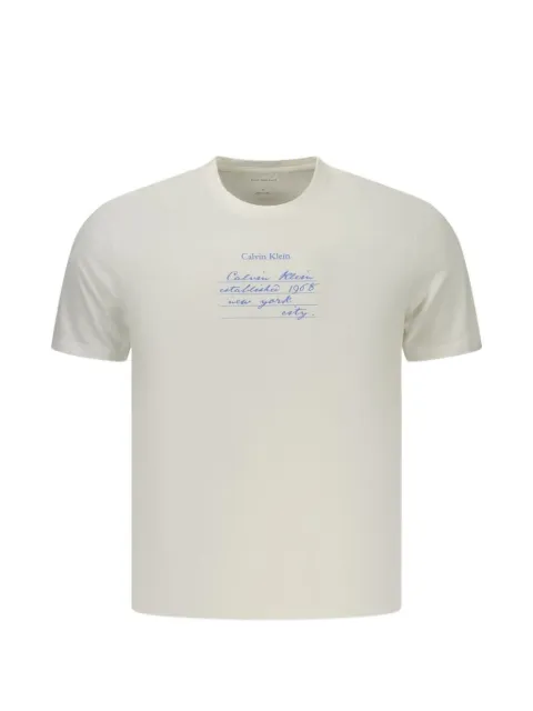 Calvin Klein logo-print crew-neck T-shirt