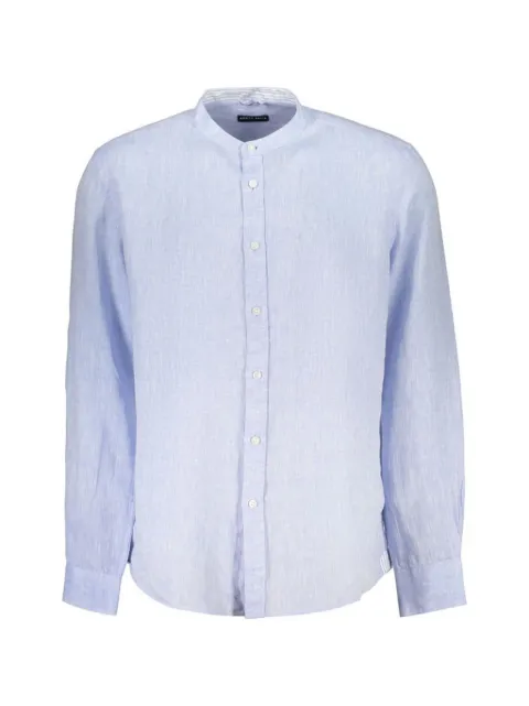 North Sails linen mandarin-collar shirt