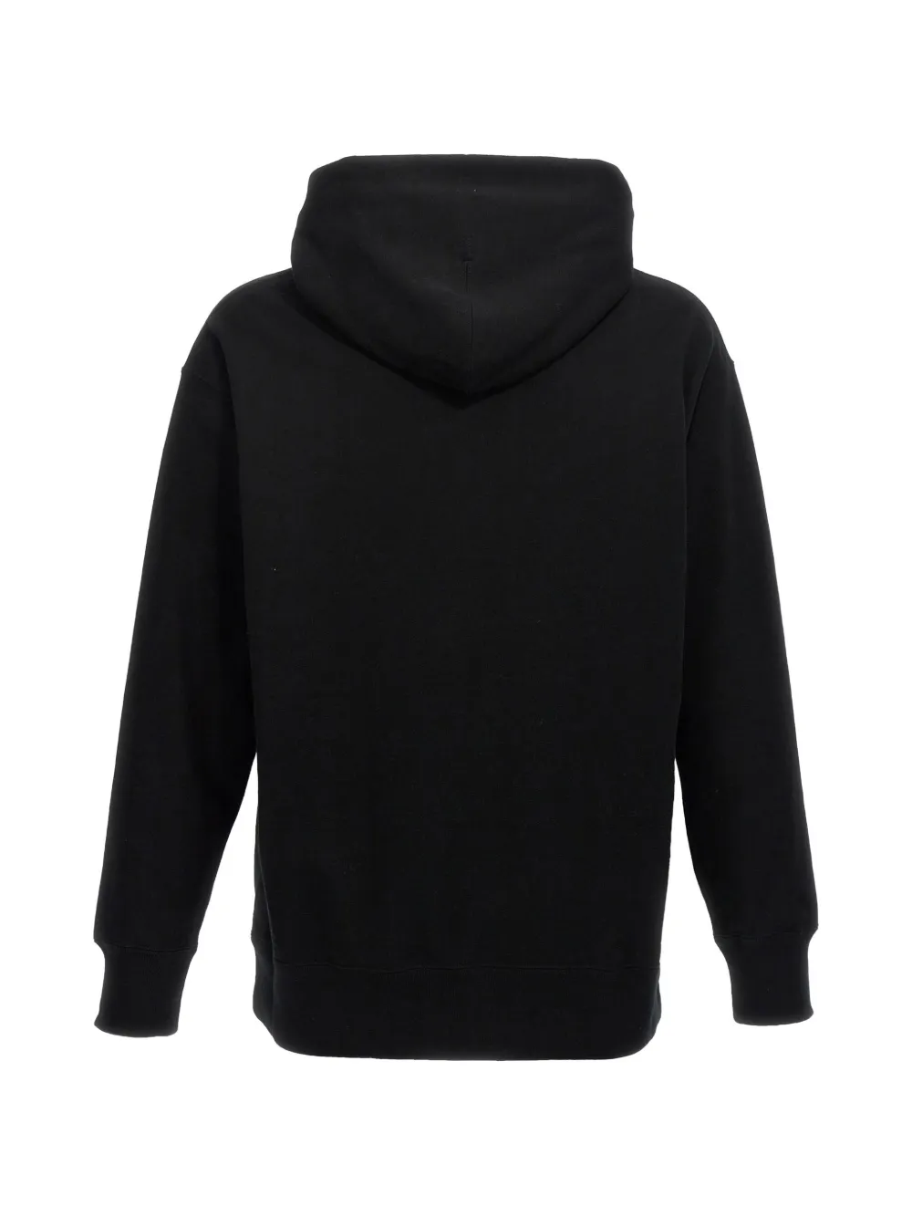 Comme Des Garçons logo-print cotton hoodie Zwart