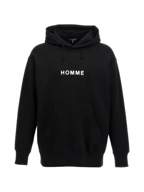 Comme Des Garçons logo-print cotton hoodie