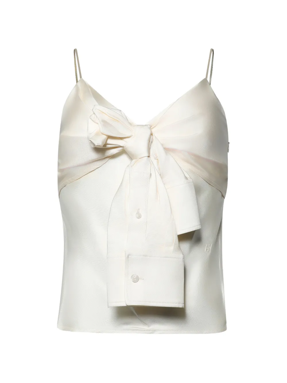 Alexander Wang knotted-detail camisole top - Toni neutri