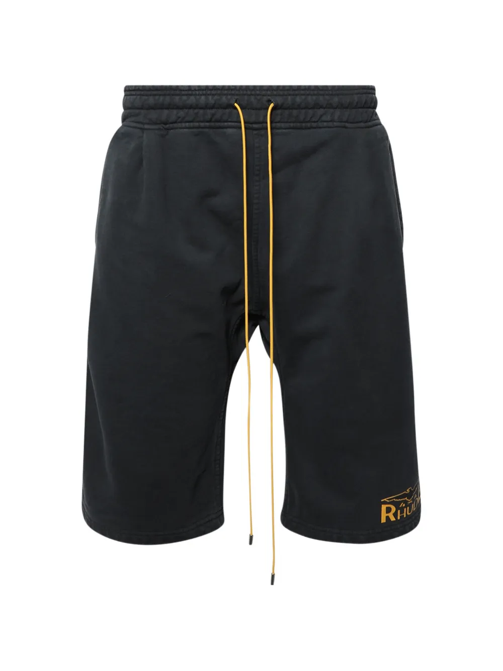 RHUDE drawstring track shorts Zwart