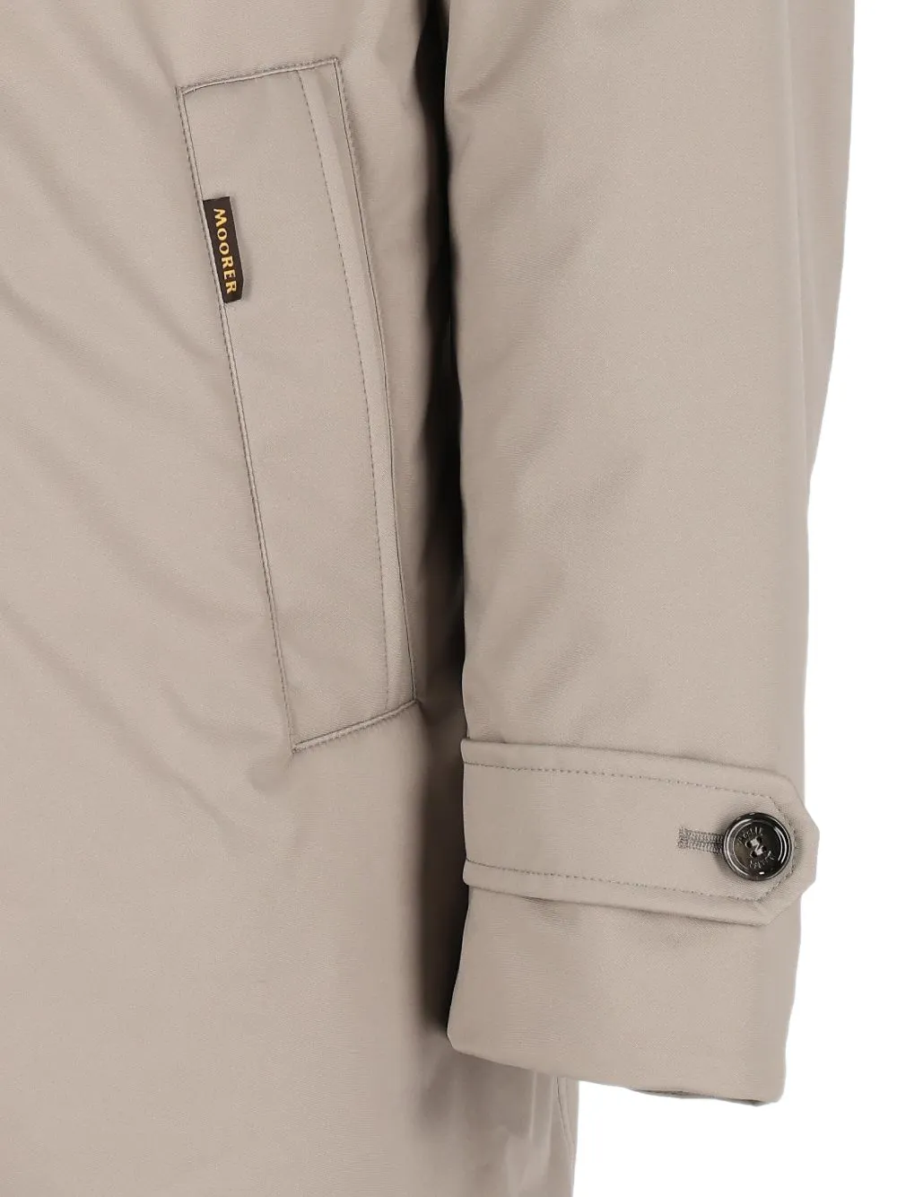 Moorer Ralli-ADS hooded jacket Grijs