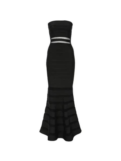 Hervé Léger Kate bandage maxi gown