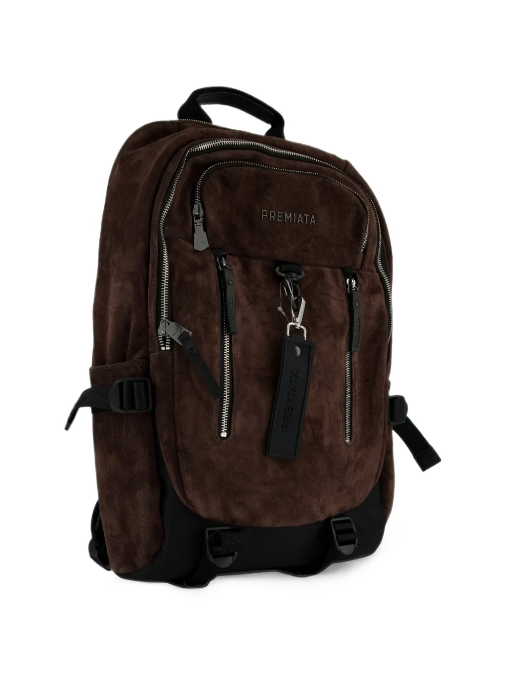 Premiata suede-panelled backpack Bruin