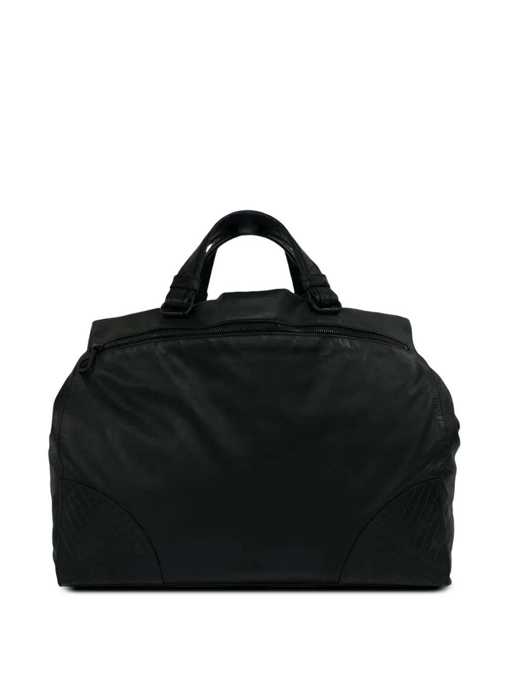 Bottega Veneta Pre-Owned 2000-2026 Nappa Intrecciato Trimmed handbag - Schwarz