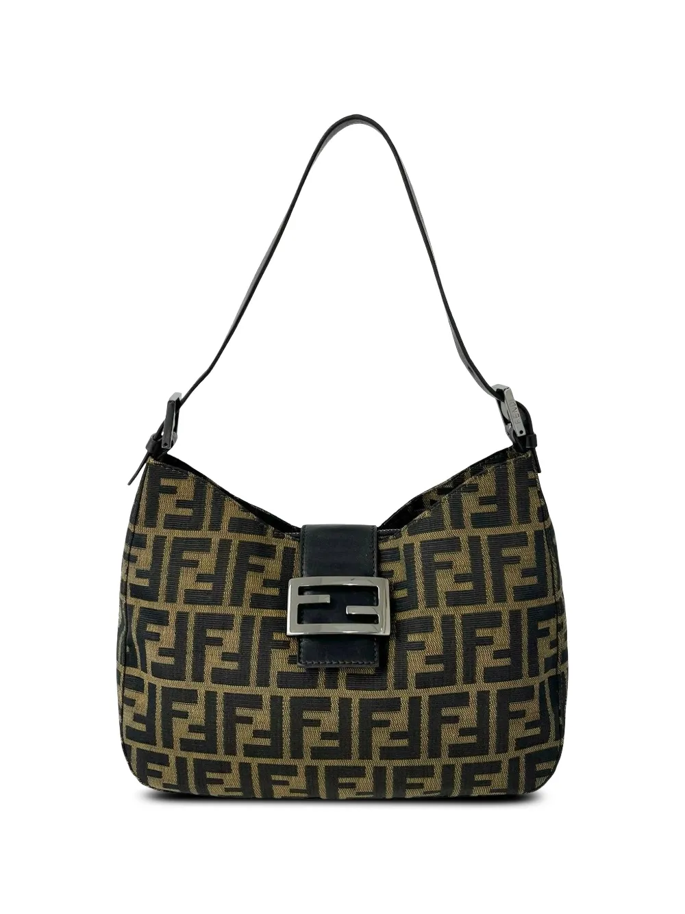 Fendi Pre-Owned 2000-2010 Zucca Canvas shoulder bag - Braun
