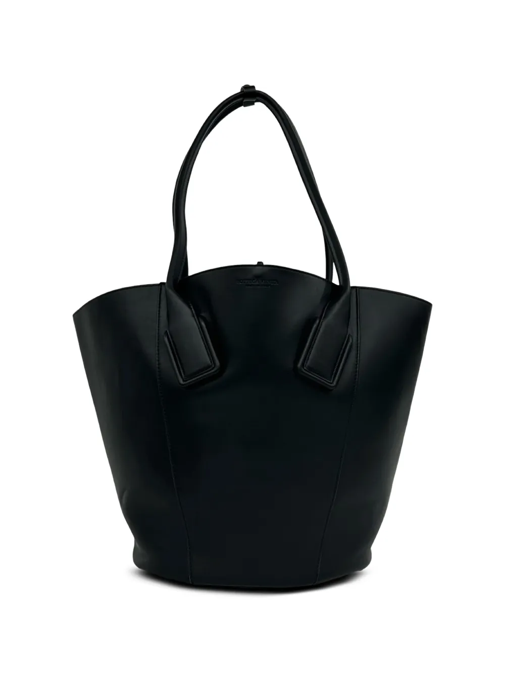 Bottega Veneta Pre-Owned 2012-2026 Large Leather Basket tote bag - Schwarz