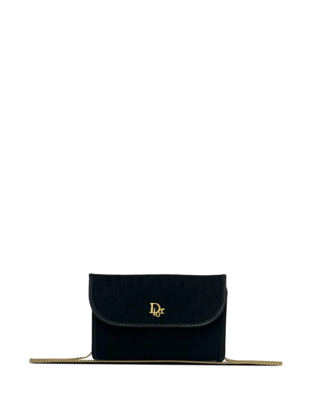 Christian Dior Pre-Owned 1980-2000 Diorissimo Trotter Canvas Chain shoulder bag - Schwarz
