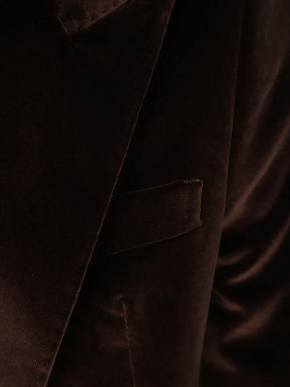 Tagliatore double-breasted velvet blazer Bruin