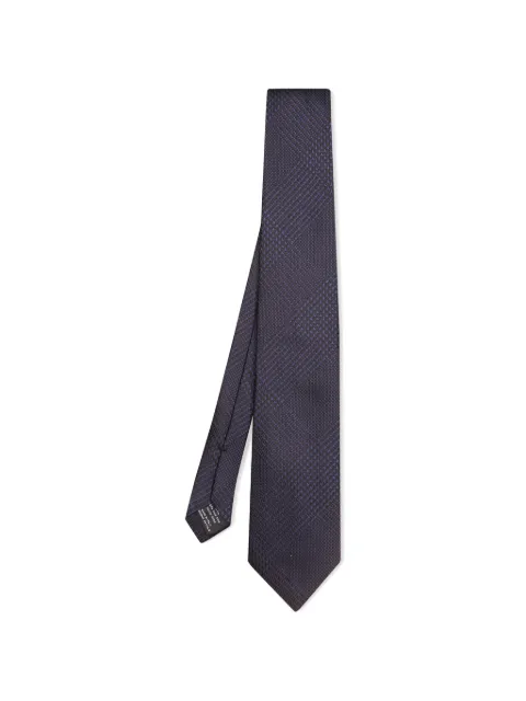TOM FORD Prince of Wales check silk tie