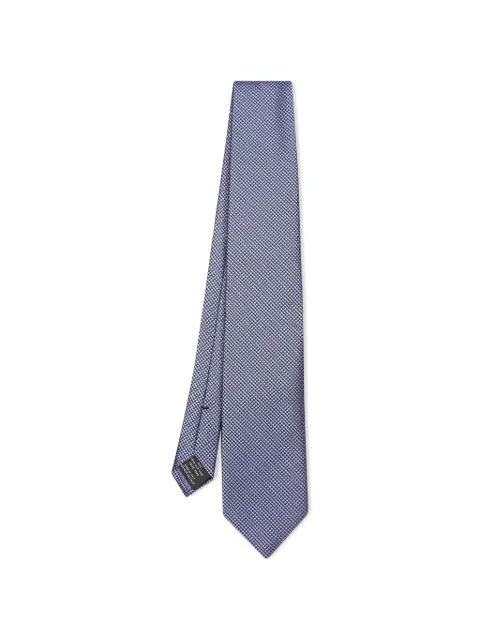 TOM FORD houndstooth silk tie