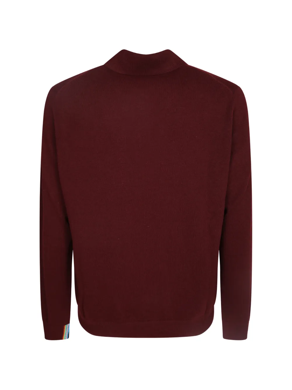 Paul Smith cashmere long-sleeve polo shirt Rood