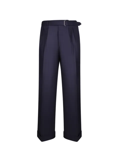 Officine Generale pleated turn-up trousers