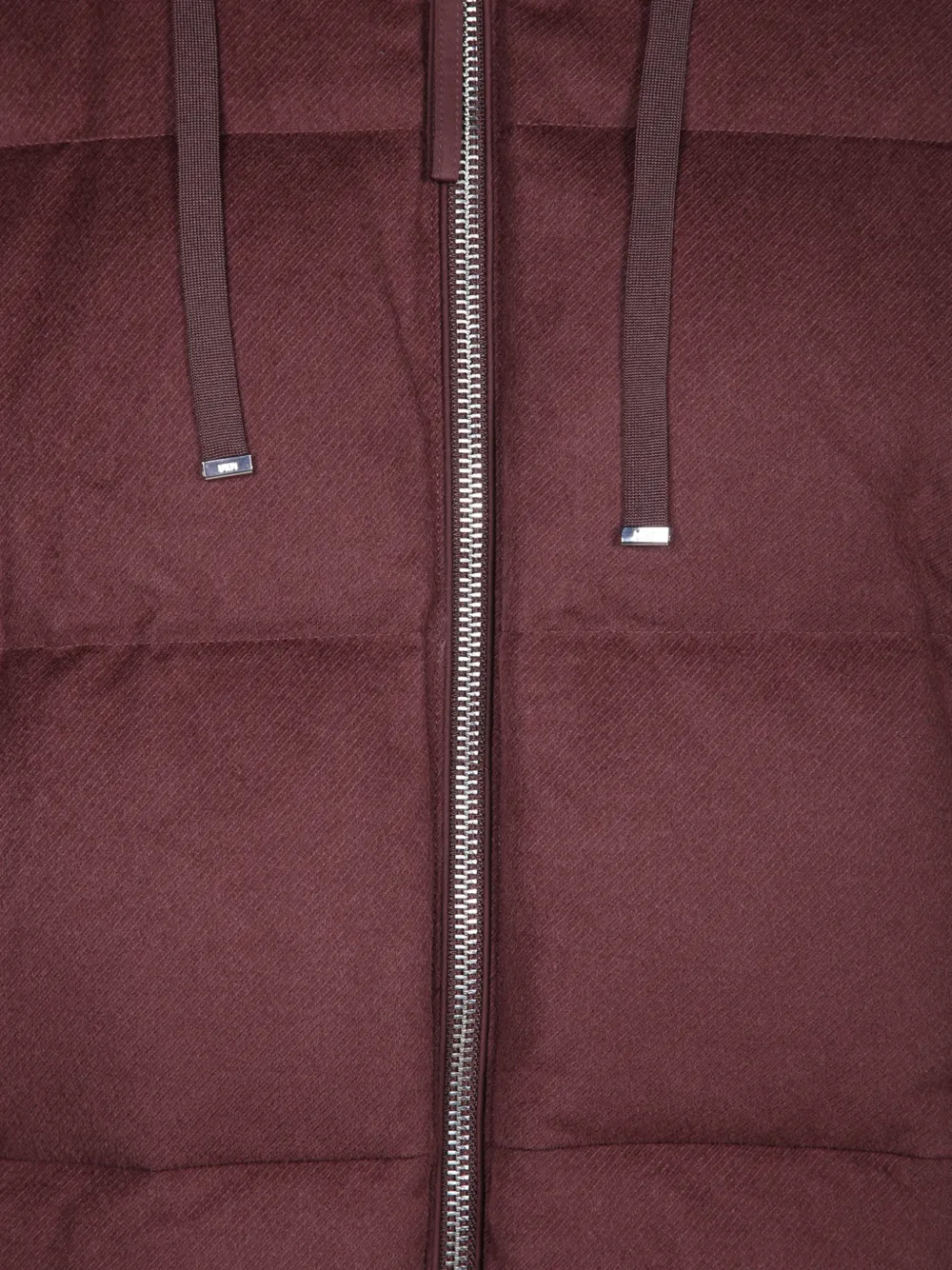 Duno quilted hooded jacket Rood