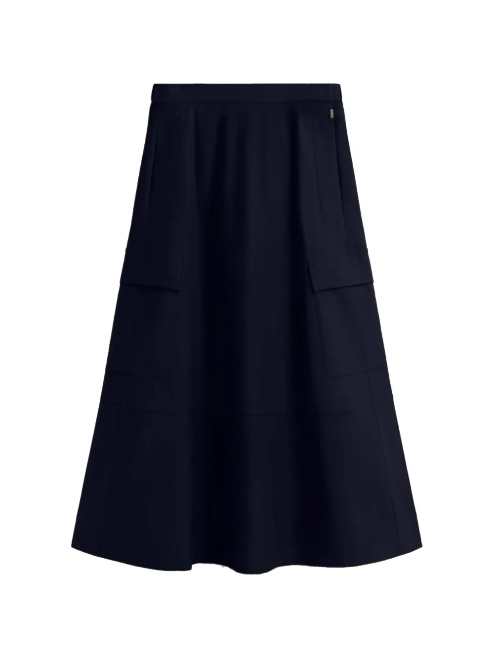 Ecoalf Kano A-line cargo midi skirt - Blau