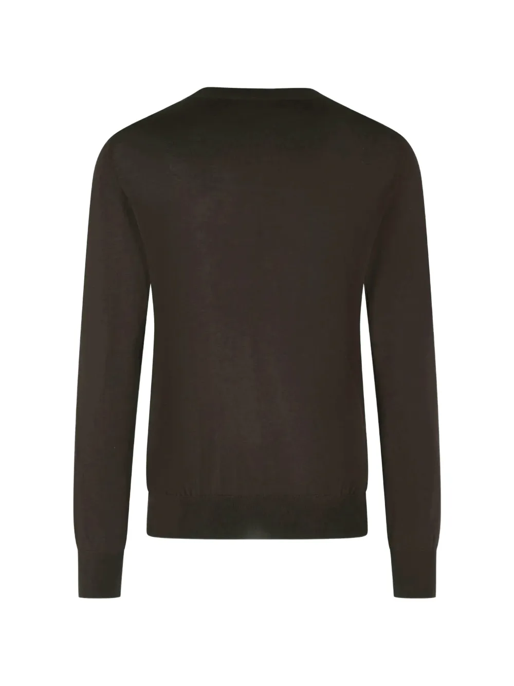 Gran Sasso crew-neck long-sleeve sweater Bruin
