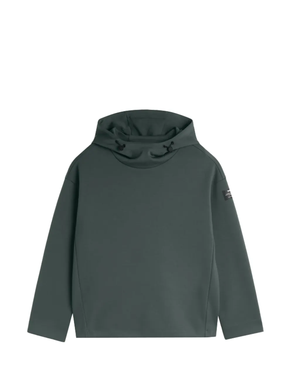 Ecoalf Cancun drawstring logo-patch hoodie - Grün