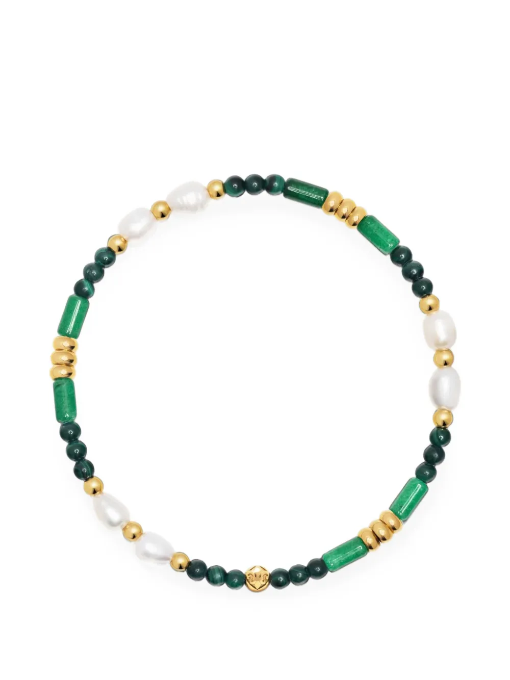 Nialaya Jewelry Armband mit Schmucksteinen - Gold