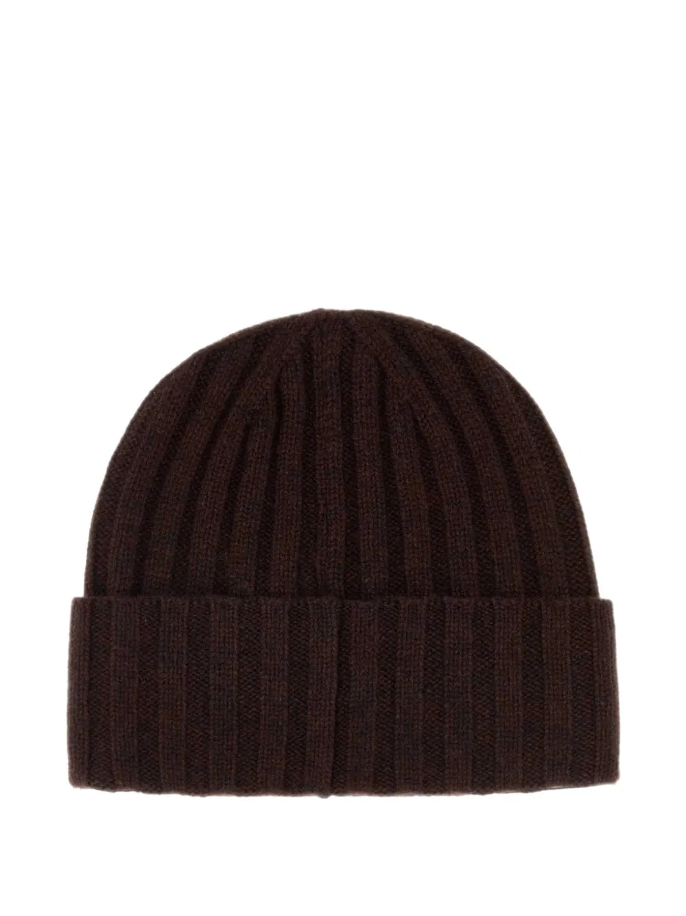 Vivienne Westwood Orb-embroidered ribbed-knit beanie hat Bruin