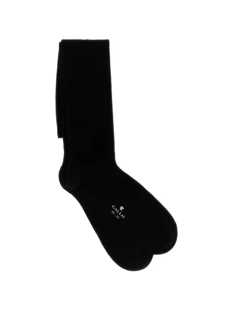 Gallo logo-print knitted socks