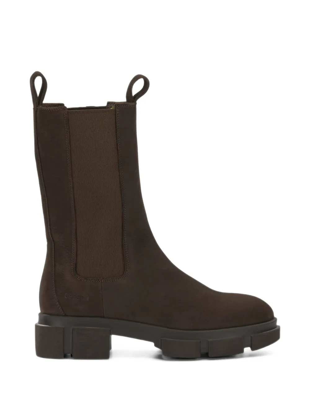 Copenhagen elasticated side-panel ankle boots - Marrone