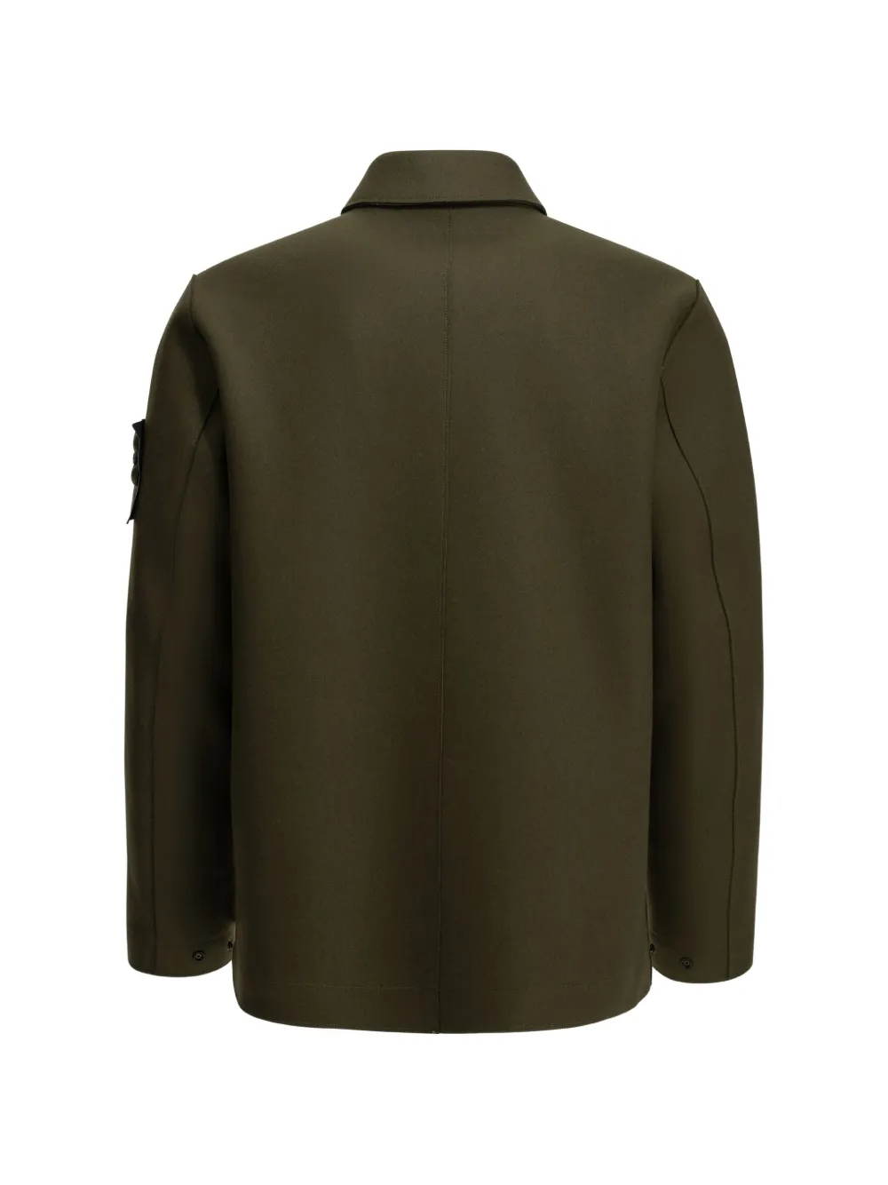 Stone Island Jack met logopatch Groen