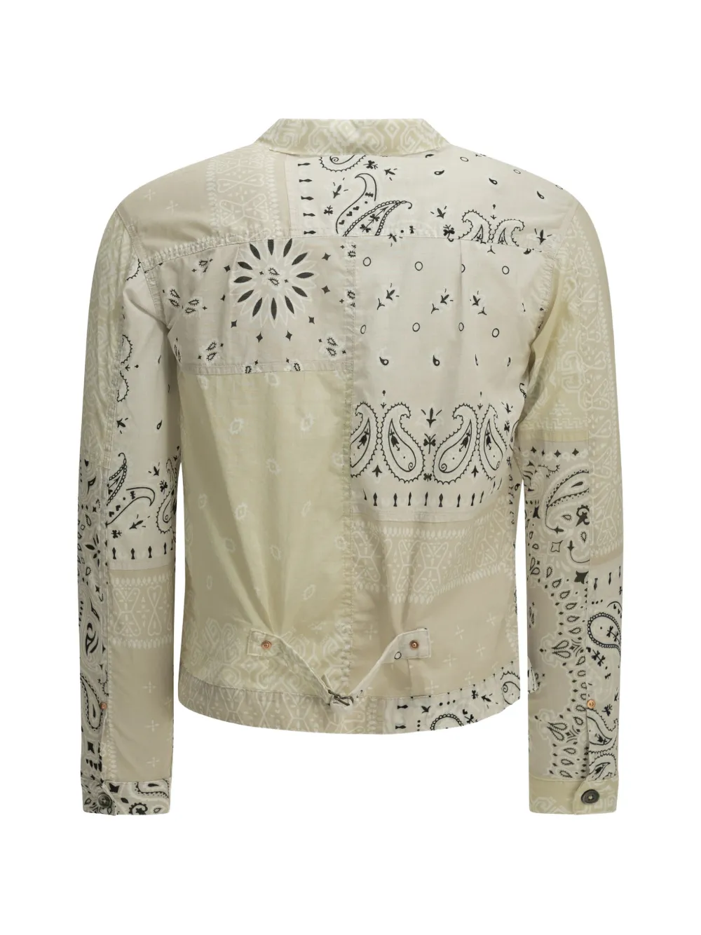 KAPITAL patchwork bandana-print jacket Beige