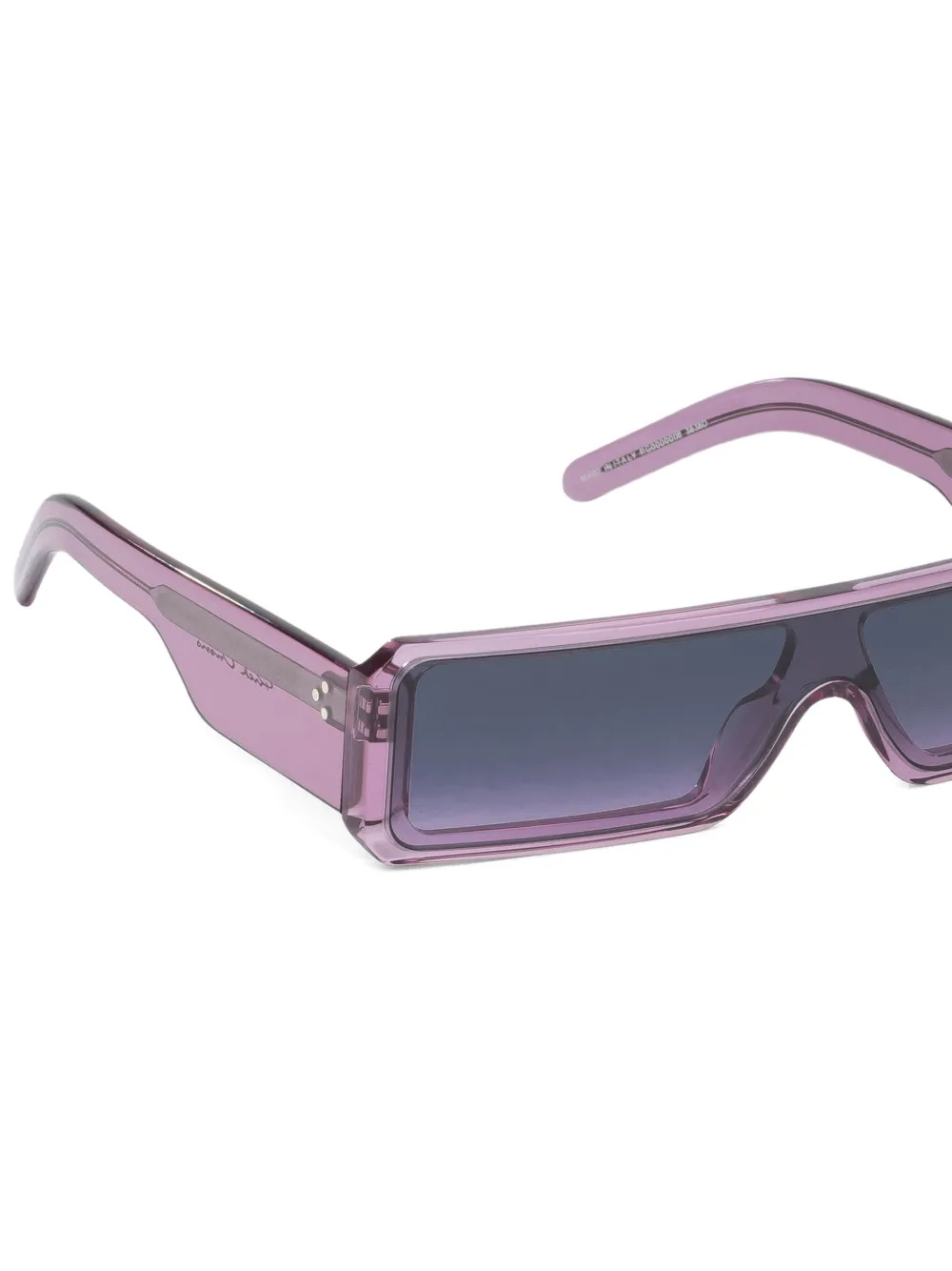 Rick Owens Gethshades rectangle-frame sunglasses Paars