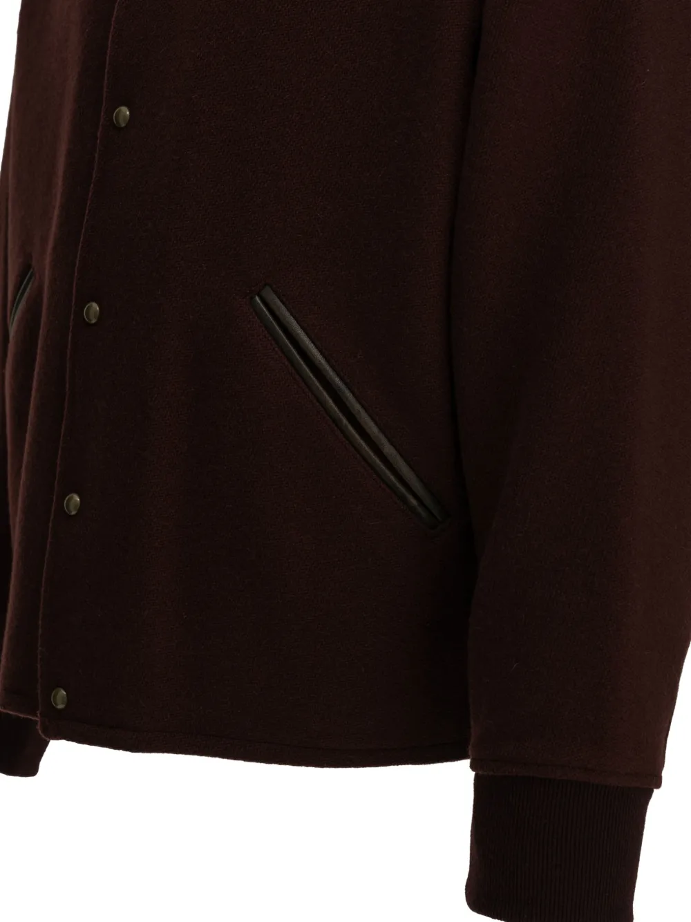 A.PRESSE Coach raglan-sleeve press-stud coat Bruin