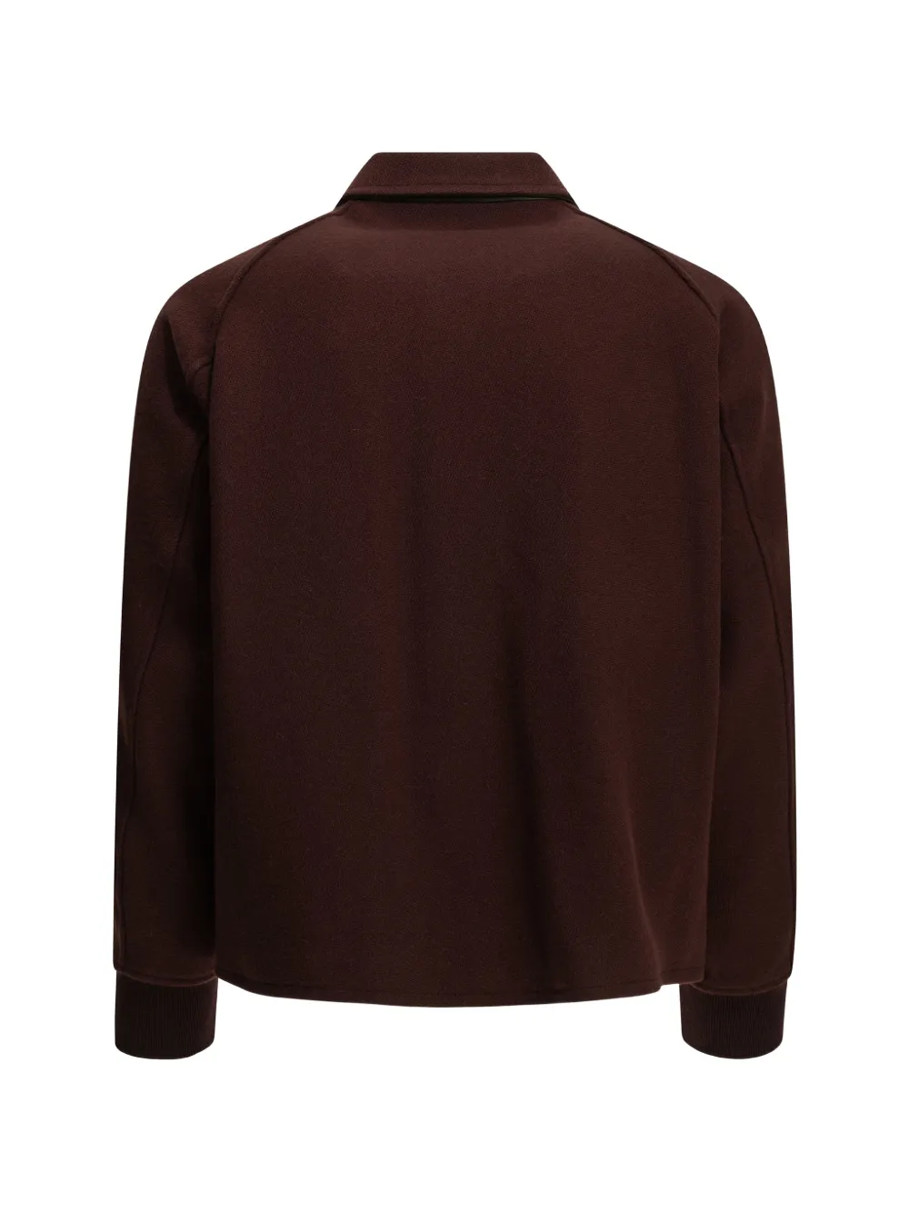 A.PRESSE Coach raglan-sleeve press-stud coat Bruin