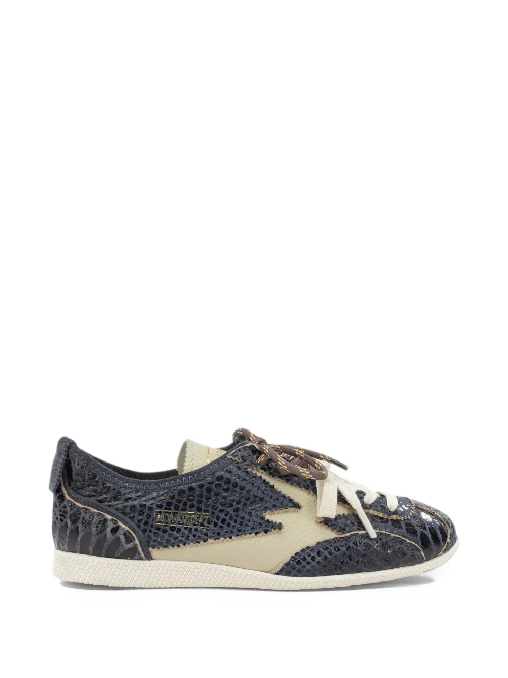 Moaconcept Snake-effect Ikigai Sneakers In Blue