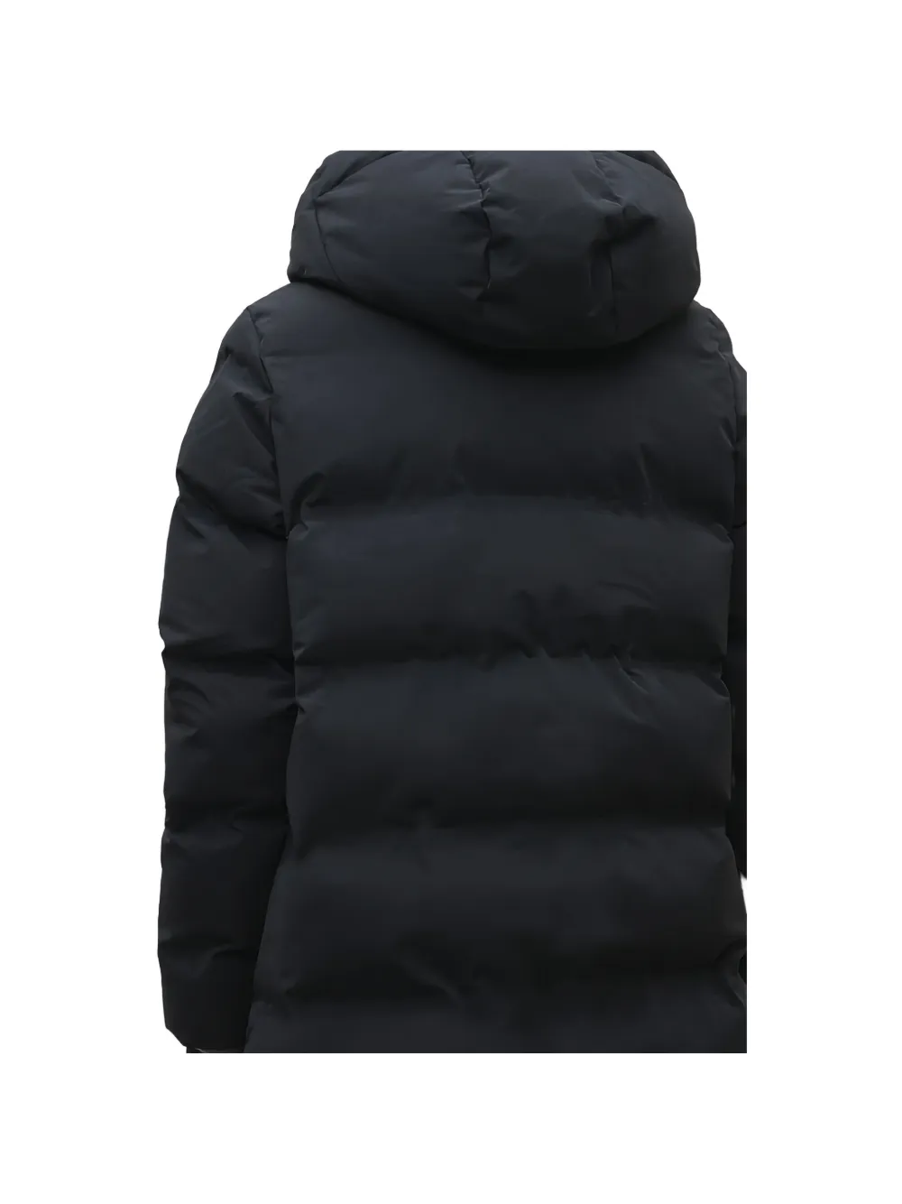 Ecoalf Mia hooded padded jacket Zwart