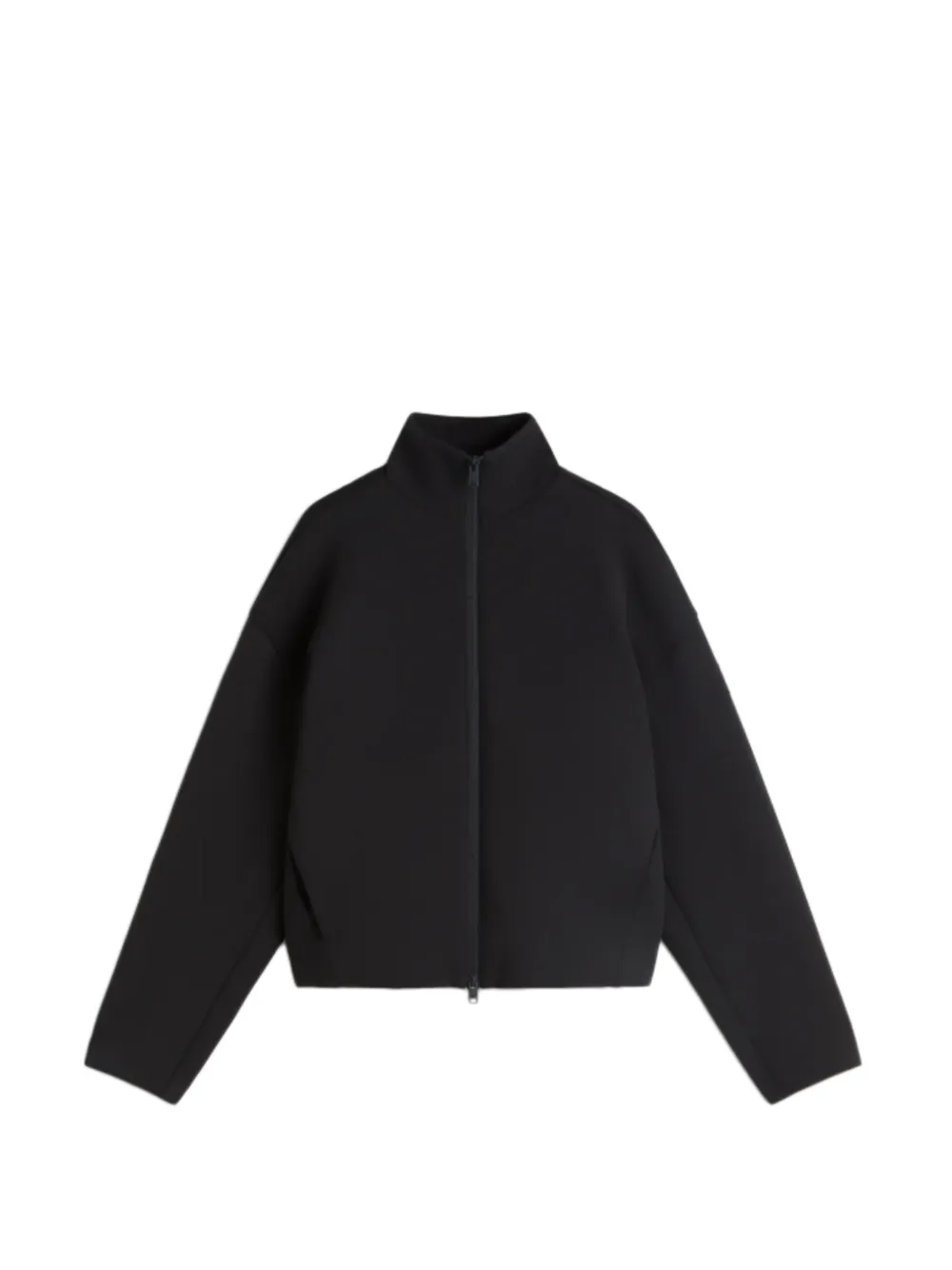 Ecoalf Austin logo-patch zip-up sweatshirt - Schwarz