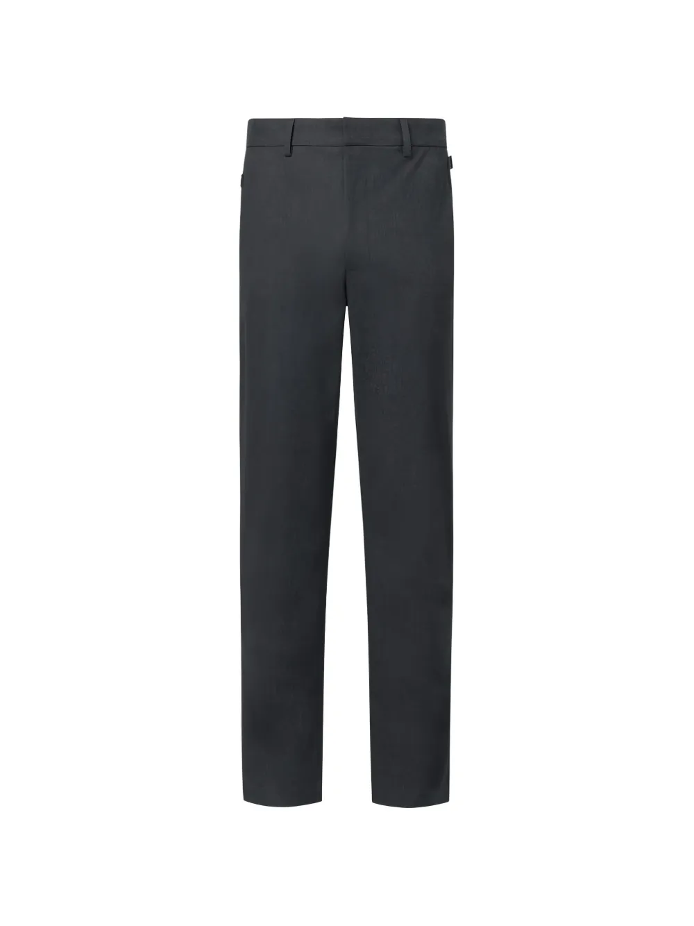 Ecoalf Bafi Melange Straight-leg Trousers In Black
