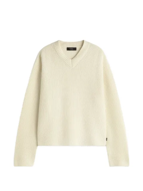 Ecoalf Lara ribbed V-neck sweater