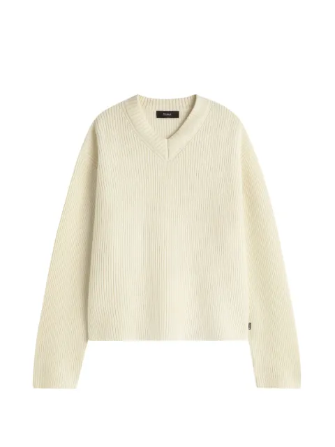Ecoalf Lara ribbed V-neck sweater