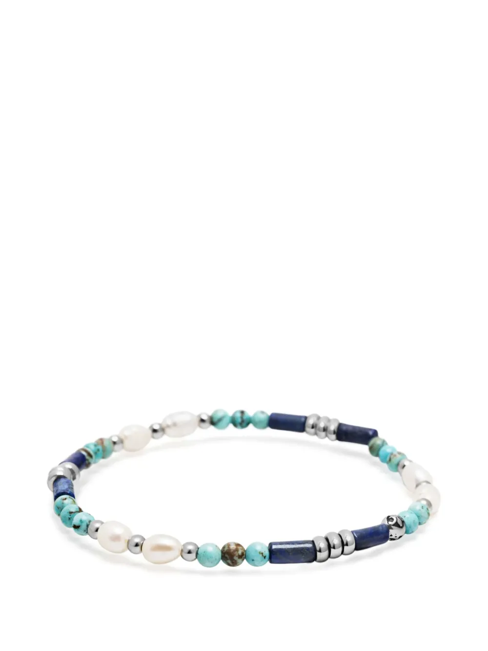 Nialaya Jewelry gemstone beaded bracelets - Blu