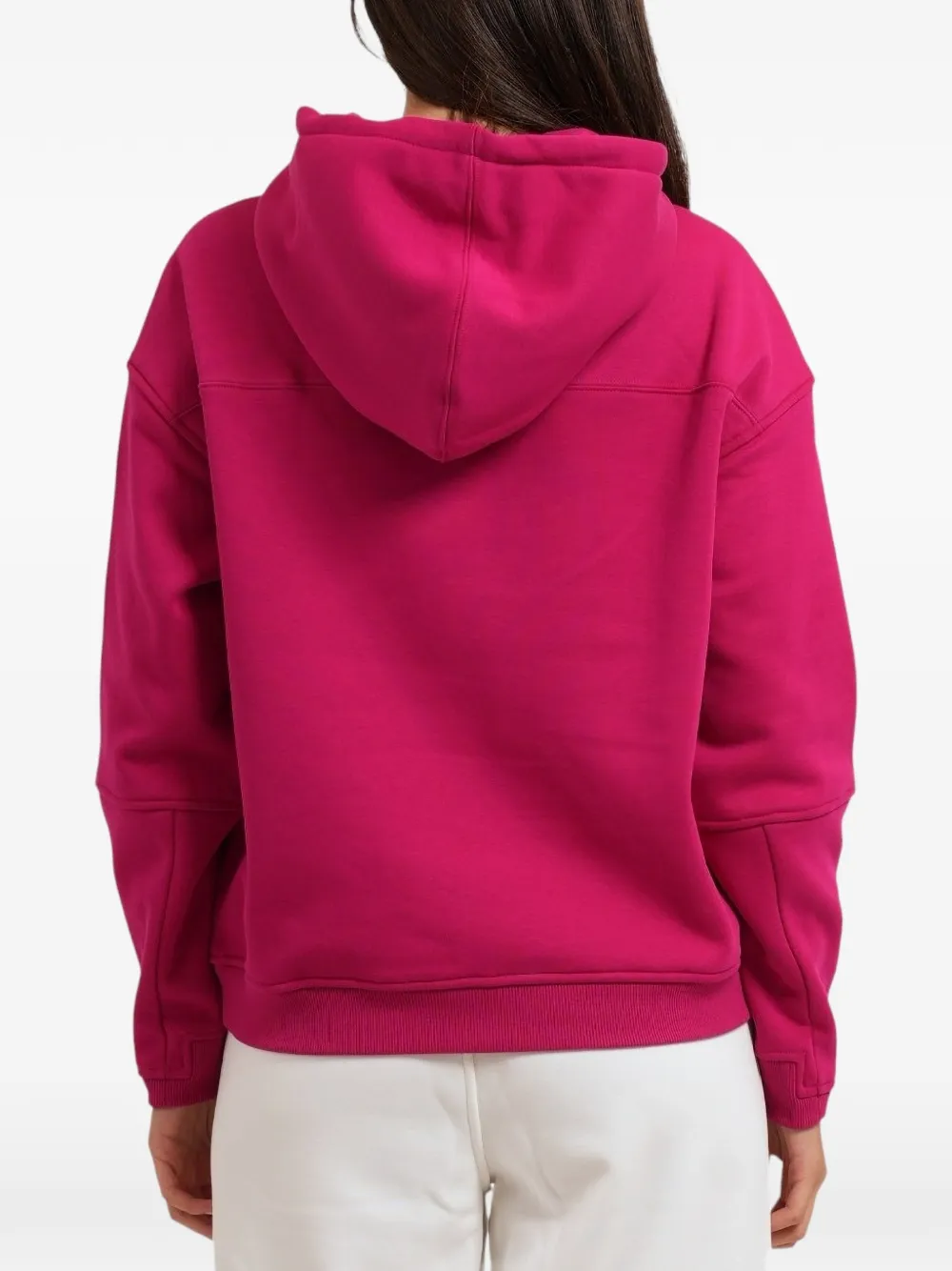 K-Way Ninette logo-print drawstring hoodie Roze