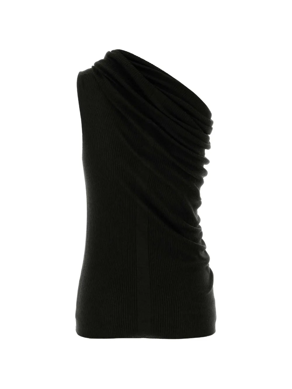 Rick Owens Athena asymmetrische top Zwart