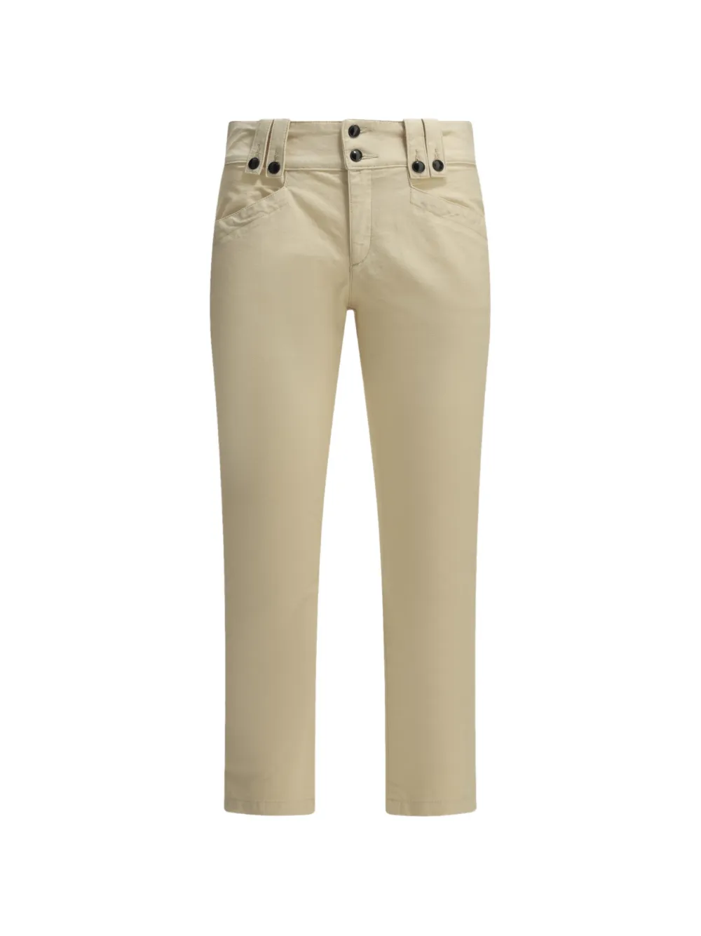 ISABEL MARANT button-detail trousers - Nude