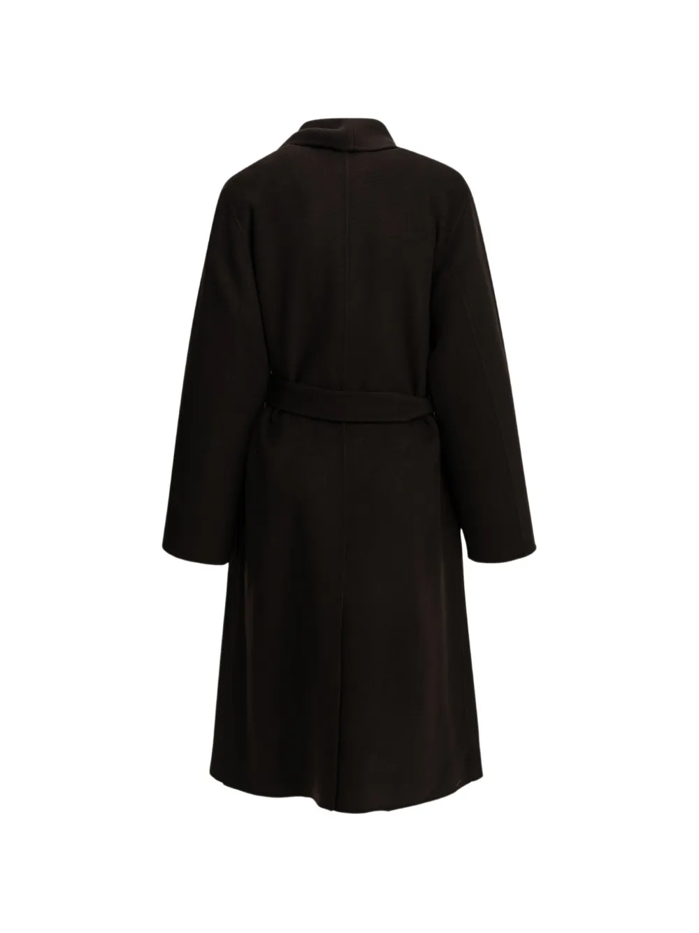 IVY OAK Carrierose jas met sjaalrevers en ceintuur Bruin