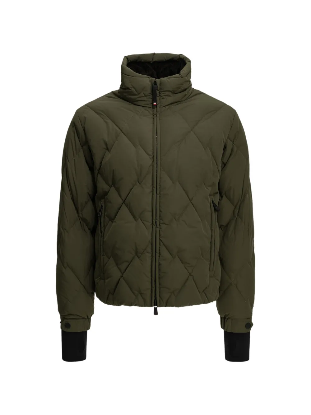 Moncler Grenoble Bramans diamond-quilted jacket Groen